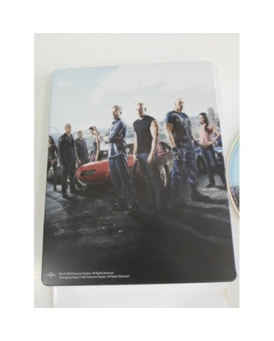 FAST & FURIOUS 6 - BLU-RAY STEELBOOK +EXTRAS ESPA?OL ENGLISH VIN DIESEL THE ROCK