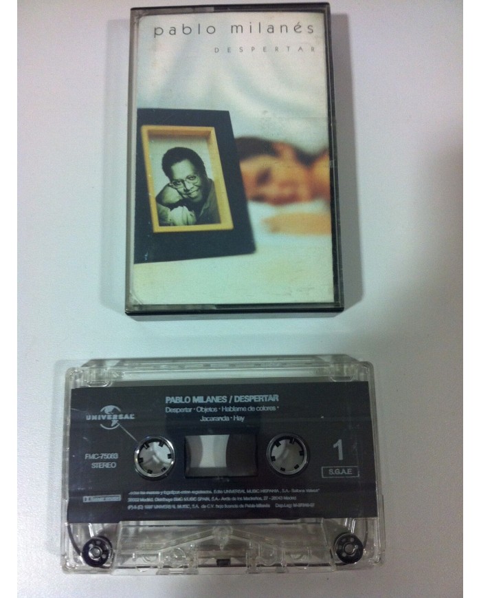 PABLO MILANES - DESPERTAR - CINTA TAPE CASSETTE K7 UNIVERSAL 1997