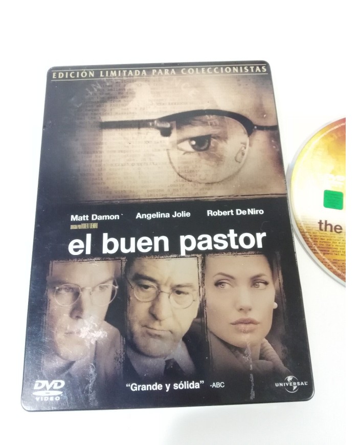 EL BUEN PASTOR STEELBOOK DVD ANGELINA JOLIE MATT DAMON DE NIRO Espa?ol Ingles AM