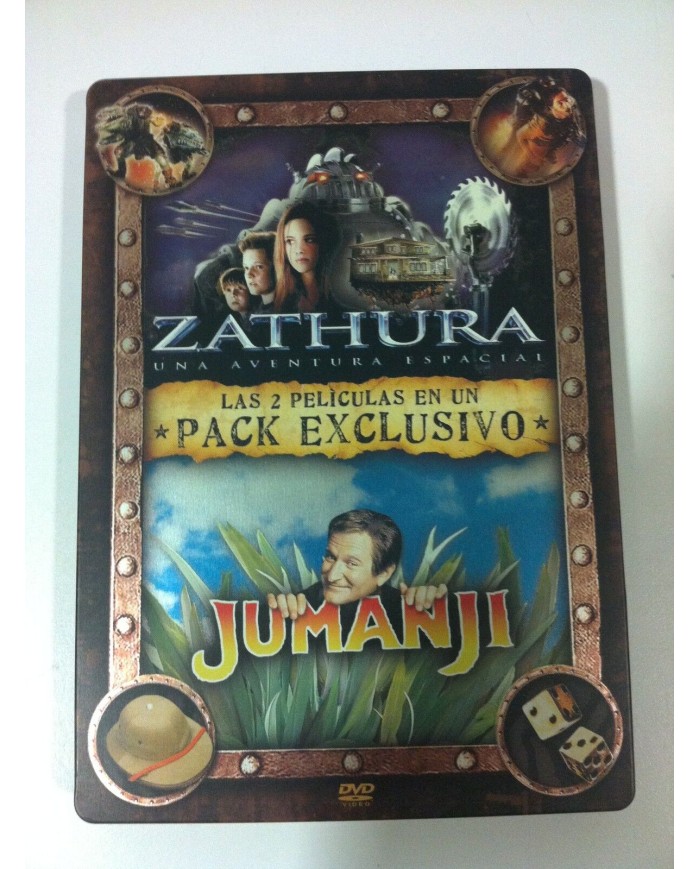 ZATHURA - JUMANJI - STEELBOOK - PACK EXCLUSIVO 2 DVD - DESCATALOGADO - 3T