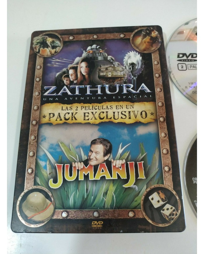 ZATHURA - JUMANJI - STEELBOOK - PACK EXCLUSIVO 2 DVD - DESCATALOGADO - 3T