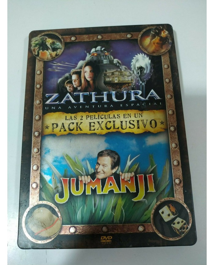 ZATHURA - JUMANJI - STEELBOOK - PACK EXCLUSIVO 2 DVD - DESCATALOGADO - 3T