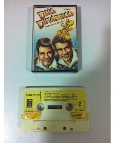 DUO DINAMICO - VERSIONES ORIGINALES - CINTA TAPE CASSETTE EMI 1980 PAPER LABELS
