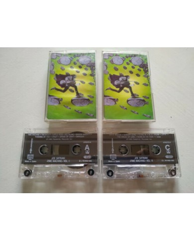 JOE SATRIANI TIME MACHINE - 1993 Relativity - 2 x CINTA TAPE CASSETTE K7 Am