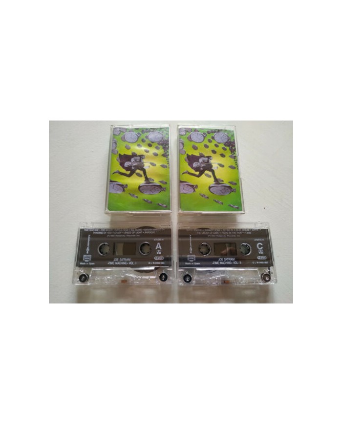 JOE SATRIANI TIME MACHINE - 1993 Relativity - 2 x CINTA TAPE CASSETTE K7 Am