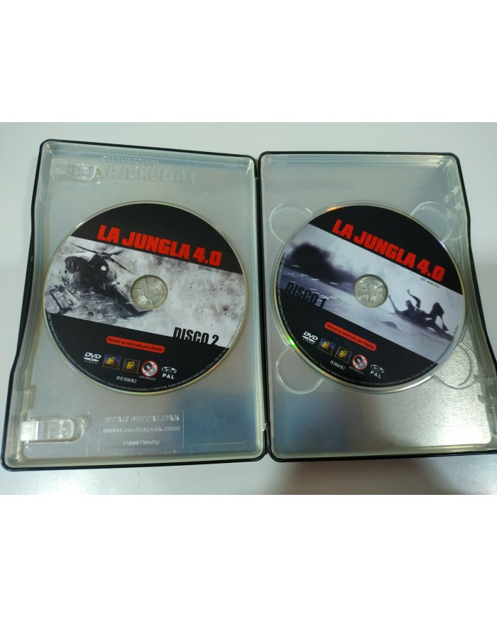 LA JUNGLA DE CRISTAL 4.0 DIE HARD 4.0 - 2 DVD STEELBOOK ESPAÑOL ENGLISH - AM