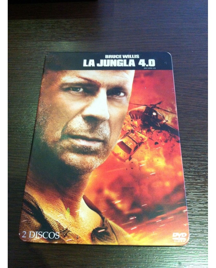LA JUNGLA DE CRISTAL 4.0 DIE HARD 4.0 - 2 DVD STEELBOOK ESPAÑOL ENGLISH - AM