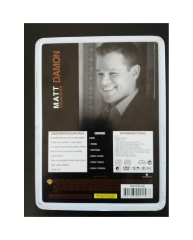 MATT DAMON Coleccion 5 Peliculas Ocean?s Syriana TIN BOX STEELBOOK 5 x DVD - 3T MATT DAMON Coleccion 5 Peliculas Ocean?s Syriana TIN BOX STEELBOOK 5 x DVD - 3T
