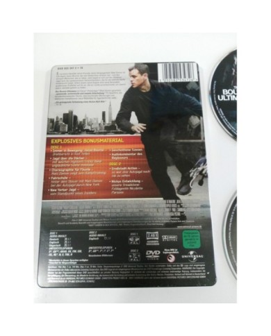 BOURNE ULTIMATUM 2 DVD STEELBOOK ENGLISH DEUTSCH - GERMAN EDITION MATT DAMON AM BOURNE ULTIMATUM 2 DVD STEELBOOK ENGLISH DEUTSCH - GERMAN EDITION MATT DAMON AM