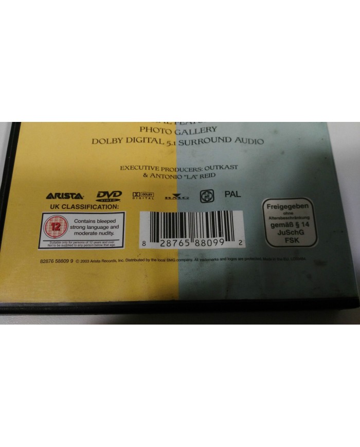 OUTKAST THE VIDEOS DVD REGION 0 ALL REGIONS EU EDITIONS ARISTA - AM OUTKAST THE VIDEOS DVD REGION 0 ALL REGIONS EU EDITIONS ARISTA - AM