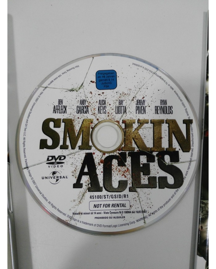 SMOKIN ACES DVD STEELBOOK ENGLISH DEUTSCH - GERMAN EDITION + EXTRAS + COMIC - AM