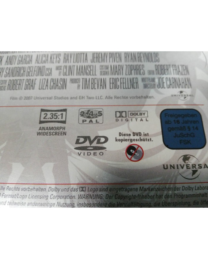 SMOKIN ACES DVD STEELBOOK ENGLISH DEUTSCH - GERMAN EDITION + EXTRAS + COMIC - AM