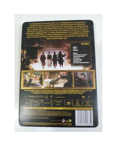 EL REINO PROHIBIDO JET LI  JACKIE CHAN 2 DVD CASTELLANO E INGL?S STEELBOOK - AM EL REINO PROHIBIDO JET LI  JACKIE CHAN 2 DVD CASTELLANO E INGL?S STEELBOOK - AM