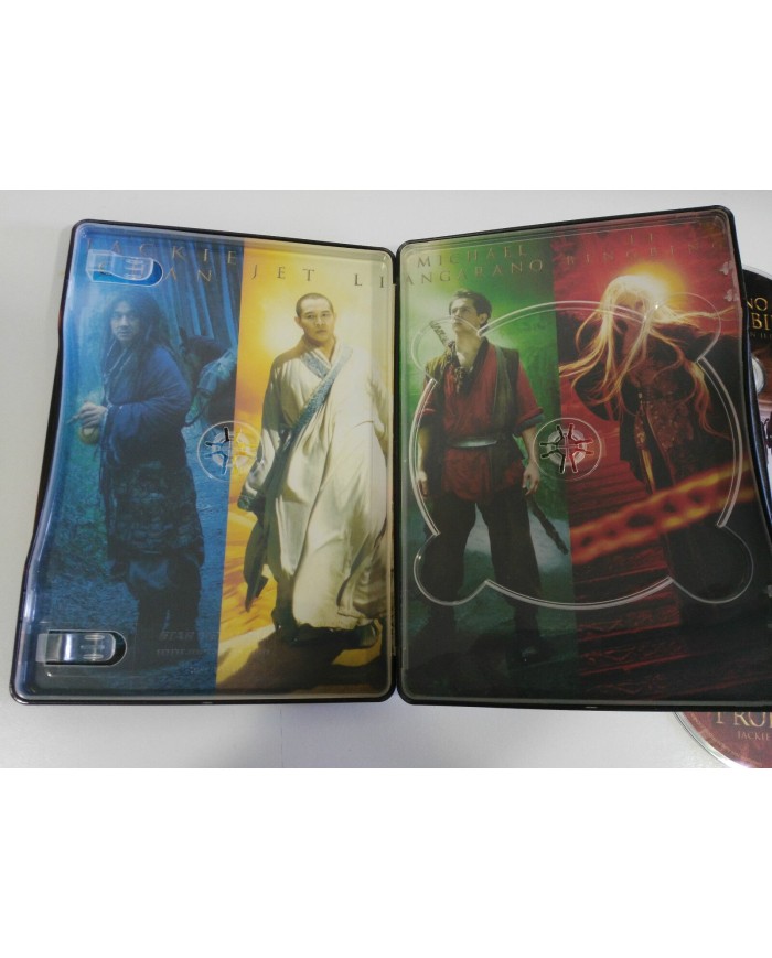 EL REINO PROHIBIDO JET LI  JACKIE CHAN 2 DVD CASTELLANO E INGL?S STEELBOOK - AM