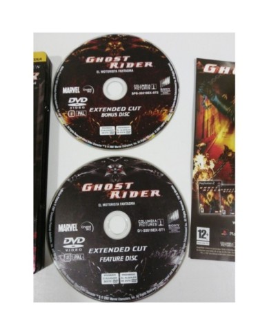 GHOST RIDER EL MOTORISTA FANTASMA - 2 X DVD STEELBOOK ESPAÑOL ENGLISH MARVEL 3T GHOST RIDER EL MOTORISTA FANTASMA - 2 X DVD STEELBOOK ESPAÑOL ENGLISH MARVEL 3T