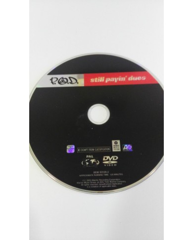 P.O.D. POD STILL PAYIN? DUES DVD REGION 2-6 120 MIN ESPAÑOL ENGLISH FRANCAIS AM P.O.D. POD STILL PAYIN? DUES DVD REGION 2-6 120 MIN ESPAÑOL ENGLISH FRANCAIS AM