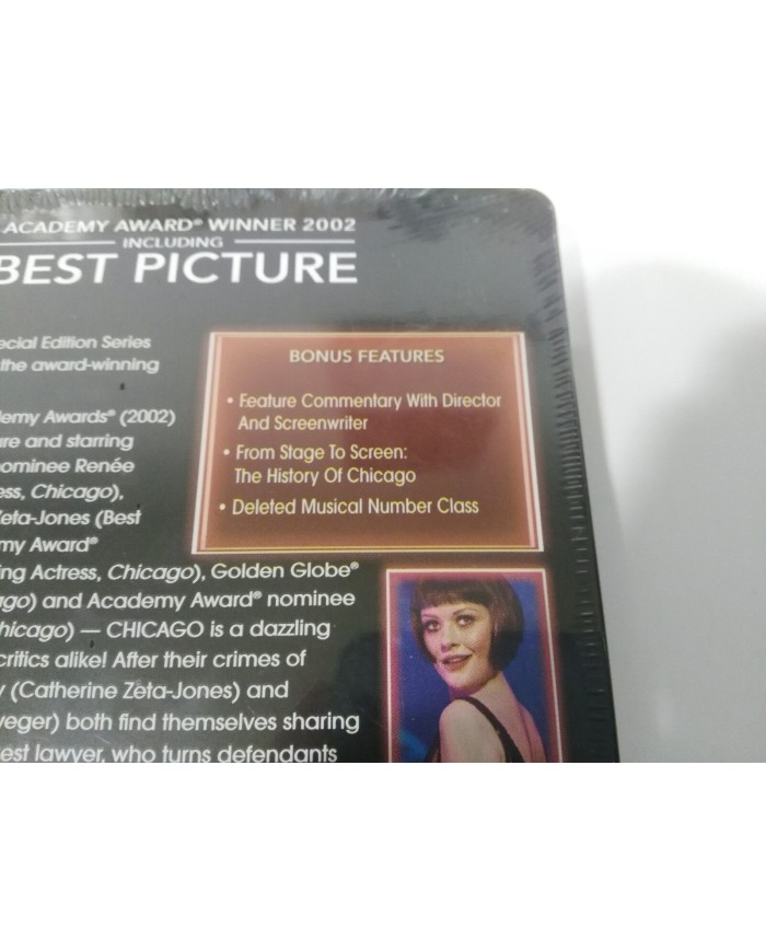 CHICAGO - 2 X DVD STEELBOOK ENGLISH RICHARD GERE ZETA-JONES ZELLWEGER NEW - AM