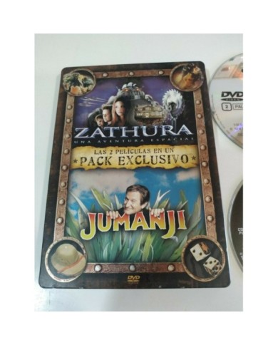 ZATHURA - JUMANJI - STEELBOOK - PACK EXCLUSIVO 2 DVD - DESCATALOGADO - 3T
