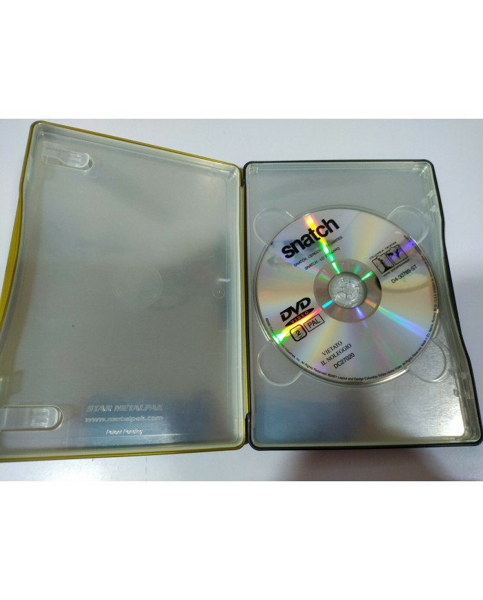 SNATCH CERDOS Y DIAMANTES BRAD PITT JASON STATHAM DVD STEELBOOK - AM
