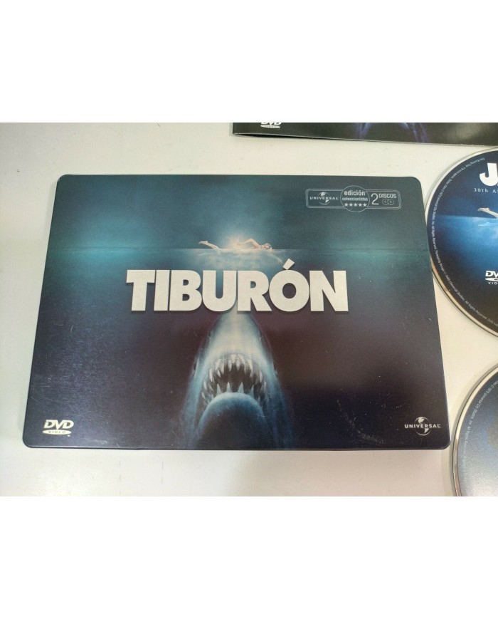 Tiburon Edicion Coleccionistas Steven Spielberg 2x DVD Steelbook - AM