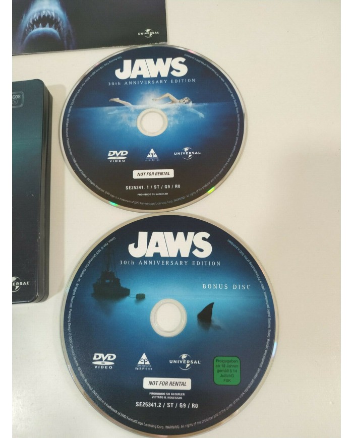 Tiburon Edicion Coleccionistas Steven Spielberg 2x DVD Steelbook - AM