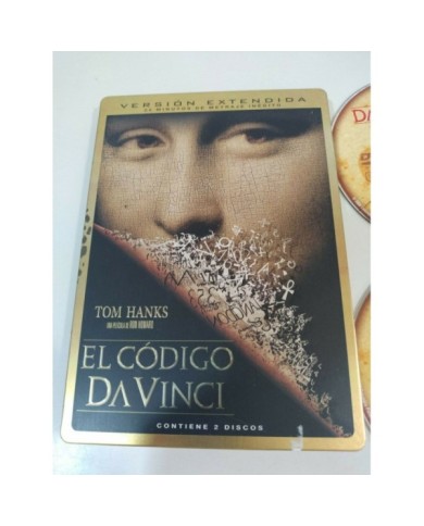 EL CODIGO DA VINCI Tom Hanks - 2 x DVD Steelbook Espa?ol English