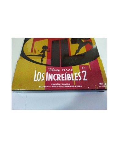 Los Increibles 2 Disney Pixar Steelbook 2 x Blu-ray + Extras Espa?ol English AM