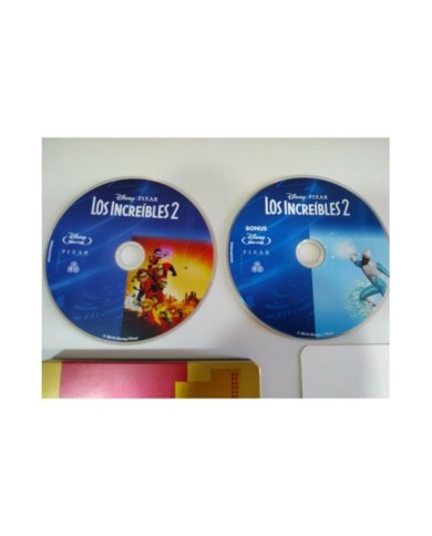 Los Increibles 2 Disney Pixar Steelbook 2 x Blu-ray + Extras Espa?ol English AM