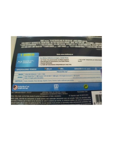 El Cascanueces y los Cuatro Reinos Disney Steelbook - Blu-ray Espa?ol English AM