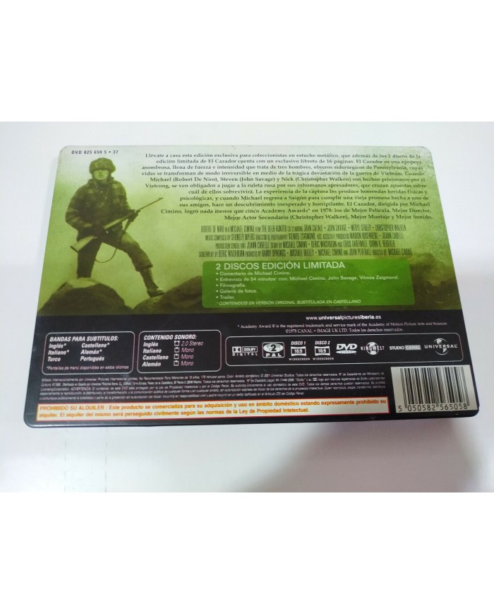 El Cazador Steelbook - 2 x DVD - ROBERT DE NIRO Meryl Streep - AM