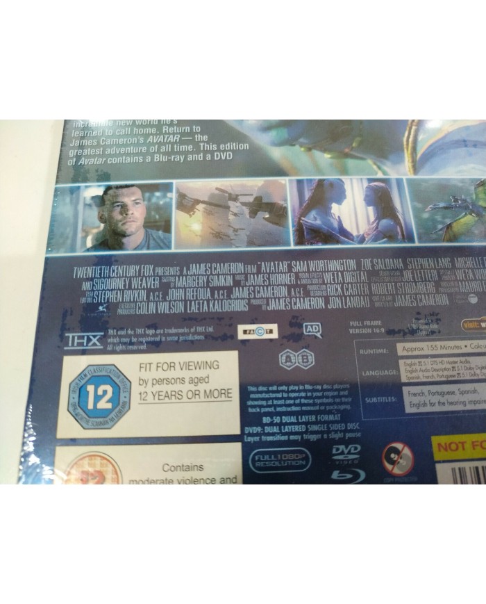 Avatar James Cameron Steelbook - Blu-ray + Extras Espa?ol English - AM