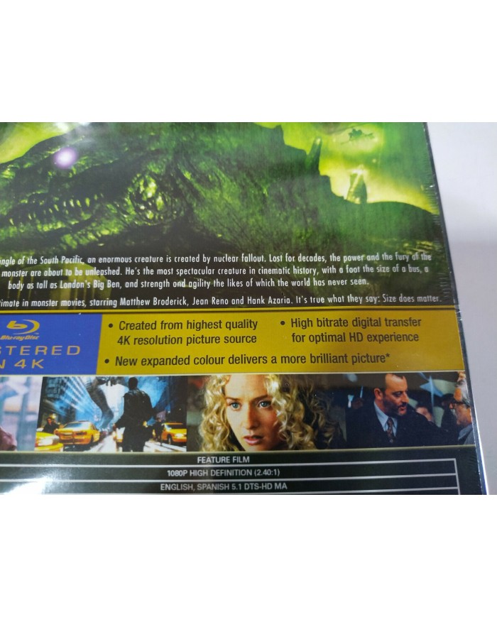 Godzilla Limnited Edition Steelbook TM Mastered 4K - Blu-ray Espa?ol English AM