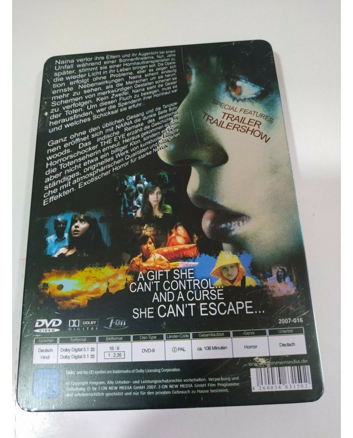 Naina 20 yEARS OF dARKNESS - DVD Steelbook DEUTSCH hINDI - GERMAN EDITION - AM