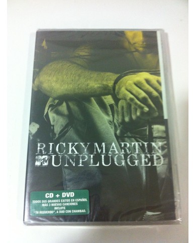 RICKY MARTIN - MTV UNPLUGGED - DVD + CD - 2006 - ALL REGIONS - Nuevo - AM RICKY MARTIN - MTV UNPLUGGED - DVD + CD - 2006 - ALL REGIONS - Nuevo - AM