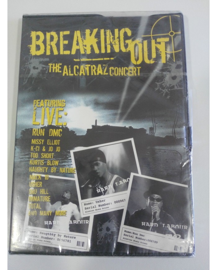 BREAKING OUT THE ALCATRAZ CONCERT DVD USHER RUN DMC  DRU HILL Nuevo - AM