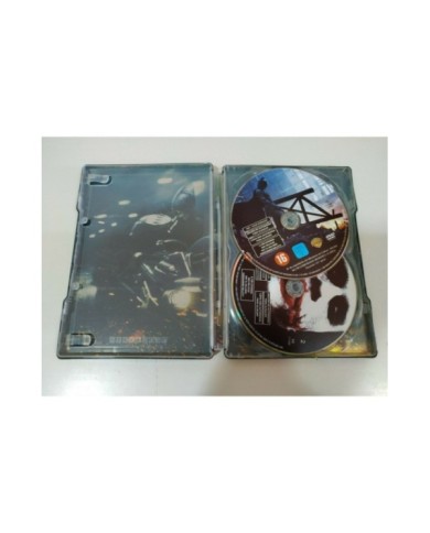 Batman El Caballero Oscuro Christopher Nolan 2x DVD Steelbook Espa?ol English 2T Batman El Caballero Oscuro Christopher Nolan 2x DVD Steelbook Espa?ol English 2T