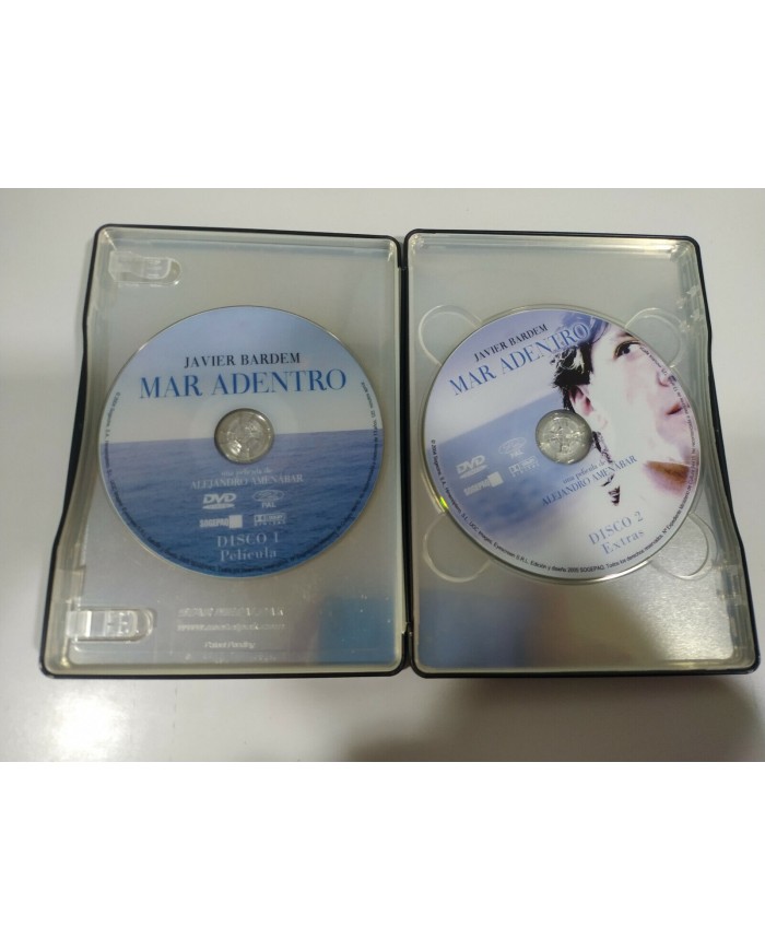 Mar Adentro Alejandro Amenabar Steelbook 2 x DVD + Extras Espa?ol English - 3T