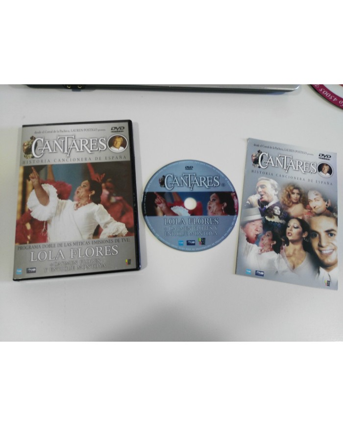 LOLA FLORES + CARMEN FLORES + ENRIQUE MONTOYA DVD CANTARES CORRAL LA PACHECA Am