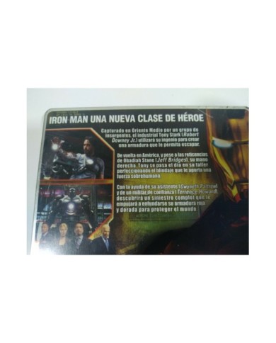 Iron Man Robert Downey Jr Marvel Steelbook DVD + Extras Espa?ol Ingles - 3T Iron Man Robert Downey Jr Marvel Steelbook DVD + Extras Espa?ol Ingles - 3T
