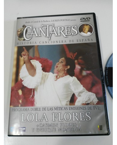 LOLA FLORES + CARMEN FLORES + ENRIQUE MONTOYA DVD CANTARES CORRAL LA PACHECA Am LOLA FLORES + CARMEN FLORES + ENRIQUE MONTOYA DVD CANTARES CORRAL LA PACHECA Am