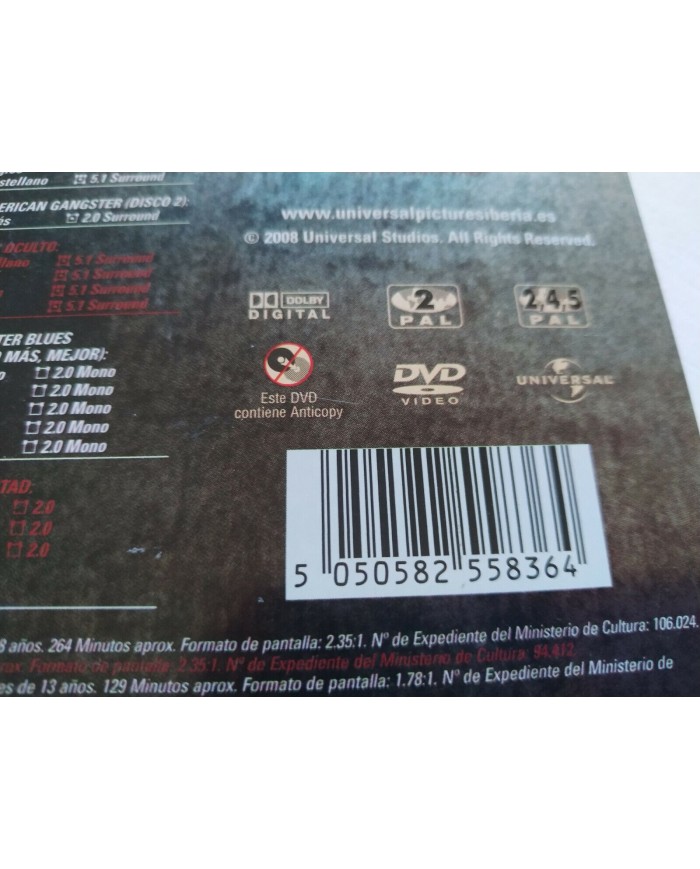 Denzel Washington Lo Mejor 4 Peliculas Steelbook 5 x DVD Espa?ol Ingles - 3T