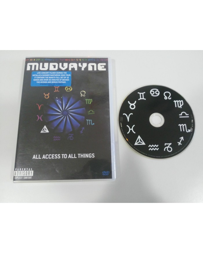 MUDVAYNE ALL ACCESS TO ALL THINGS DVD EPIC 2003 - AM