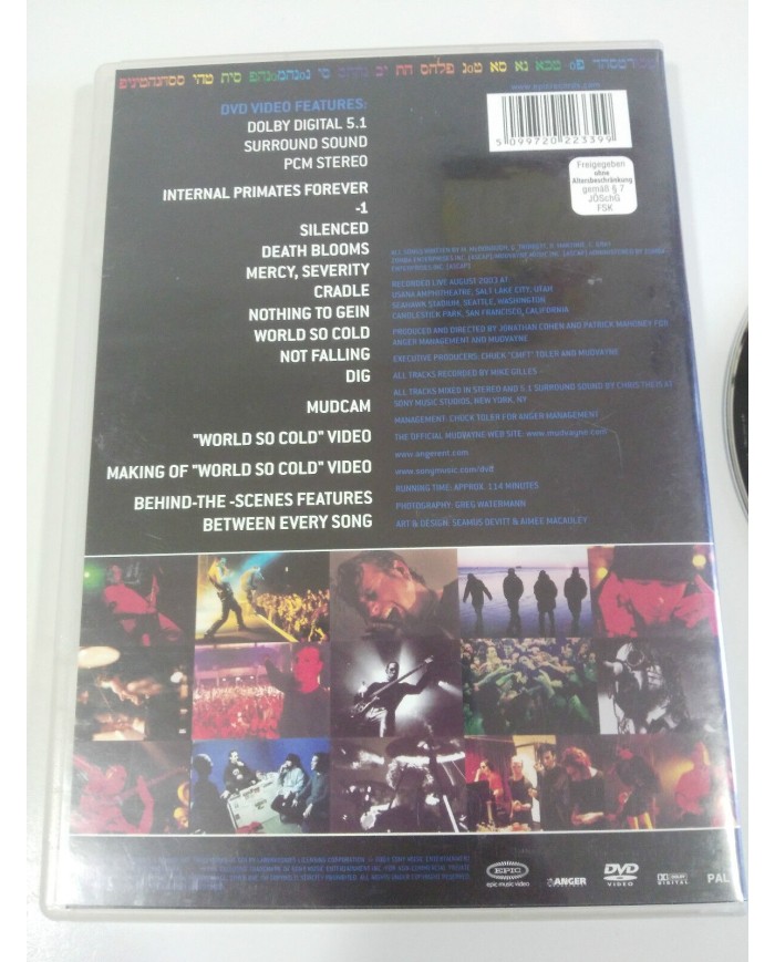 MUDVAYNE ALL ACCESS TO ALL THINGS DVD EPIC 2003 - AM