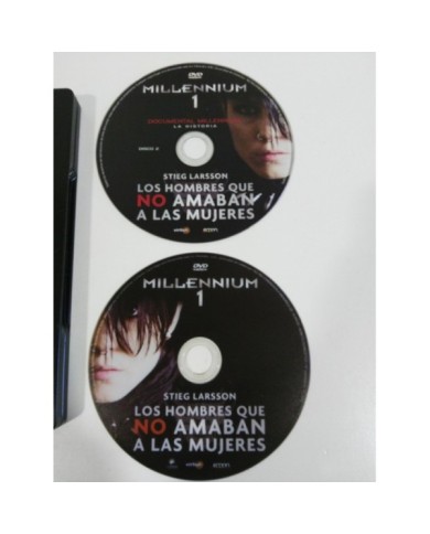 MILLENNIUM 1 LOS HOMBRES QUE NO AMABAN MUJERES 2X DVD STEELBOOK STIEG LARSSON AM MILLENNIUM 1 LOS HOMBRES QUE NO AMABAN MUJERES 2X DVD STEELBOOK STIEG LARSSON AM