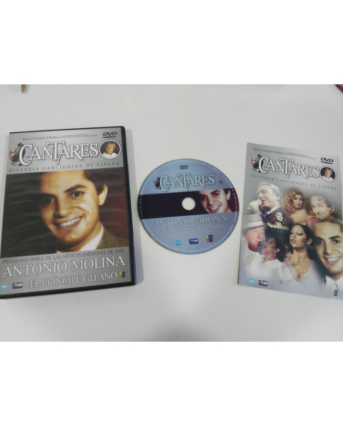 ANTONIO MOLINA + EL PRINCIPE GITANO DVD CANTARES CORRAL DE LA PACHECA Am
