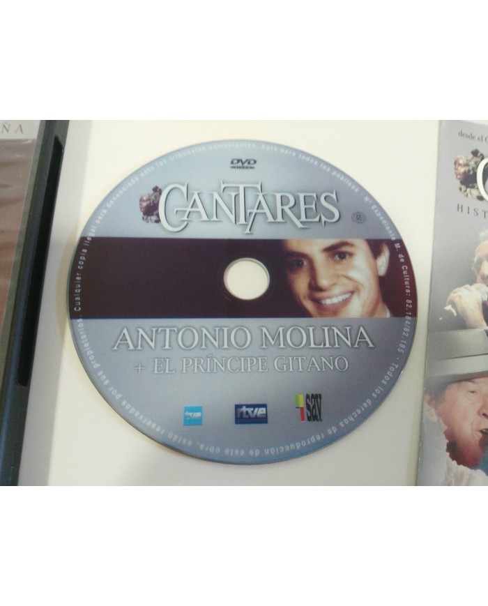 ANTONIO MOLINA + EL PRINCIPE GITANO DVD CANTARES CORRAL DE LA PACHECA Am