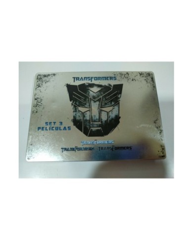TRANSFORMERS 1 2 3 Trilogy Steelbook 3 X DVD Collection CASTELLANO ENGLISH - AM TRANSFORMERS 1 2 3 Trilogy Steelbook 3 X DVD Collection CASTELLANO ENGLISH - AM