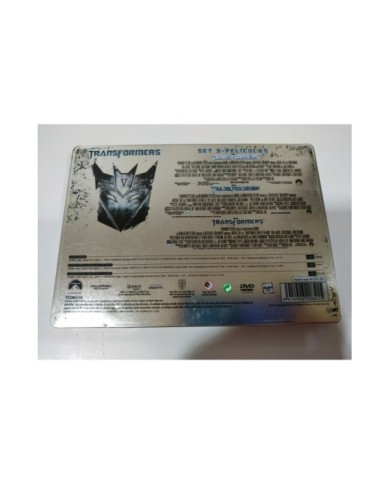TRANSFORMERS 1 2 3 Trilogy Steelbook 3 X DVD Collection CASTELLANO ENGLISH - AM TRANSFORMERS 1 2 3 Trilogy Steelbook 3 X DVD Collection CASTELLANO ENGLISH - AM