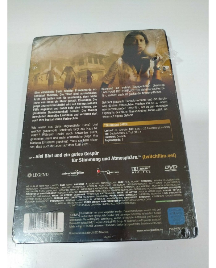Landhaus Der Verfluchten Terror - DVD Steelbook Deutsch - AM