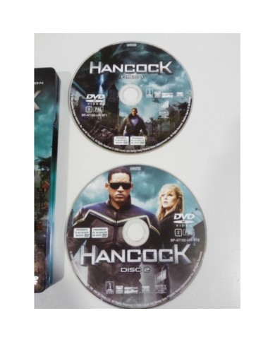HANCOCK - 2 X DVD STEELBOOK WILL SMITH CHARLIZE THERON ESPA?OL ENGLISH - AM HANCOCK - 2 X DVD STEELBOOK WILL SMITH CHARLIZE THERON ESPA?OL ENGLISH - AM
